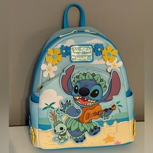 Loungefly Stitch Ukulele Hula Mini Backpack